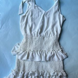 Lizard Thicket White Dress Size S